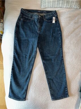 Old Navy Dark Blue Straight-Leg Jeans